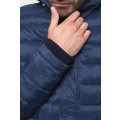 Kariban K6128 pánská dlouhá zimní bunda - barva modrá