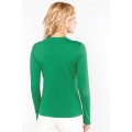 Kariban K383 dámské tričko dlouhý rukáv světle zelená