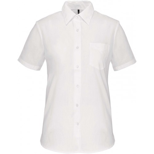 Kariban K548 dámská košile krátký rukáv bílá