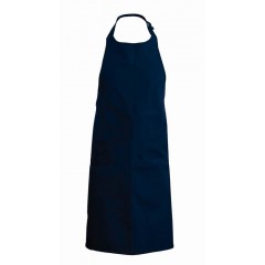 Kariban K889 dětská kuchařská zástěra s laclem tmavě modrá