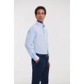 Russell 932M Pánská košile Oxford s dlouhým rukávem modrá Oxford Blue