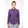 Kariban K549 dámská košile dlouhý rukáv fialová