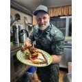Kentaur Biker 23530 kuchařský rondon pánský krátký rukáv kamufláž