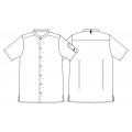 Kentaur 25209 pracovní košile krátký rukáv - barva bílá