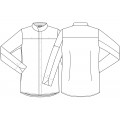 Kentaur 25236 pracovní košile rondon dlouhý rukáv - barva šedá