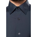 Kariban K529 strečová pánská košile dlouhý rukáv modrá