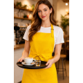 žlutá náprsenková zástěra s kapsou K885