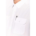 Kariban K505 pánská košile dlouhý rukáv Pilotka bílá