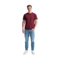 Fruit of the Loom F610820 pracovní trička pánské i dámské krátký rukáv vínově červená