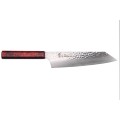 Sakai Takayuki Nanairo Kengata Gyuto japonský damaškový nůž 19cm VG10 rukojeť ABSoctagonal