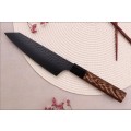 Sakai Takayuki Kurokage Kengata Santoku japonský kuchařský nůž VG10 16cm dřevo wenge