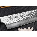 Sakai Takayuki 33 Damascus Kokushin Kengata japonský kuchařský nůž 19cm dub