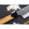 Sakai Takayuki 33 Damascus Kokushin Kengata japonský kuchařský nůž 19cm dub