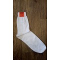 Pracovní ponožky bavlna Česko - barva bílá