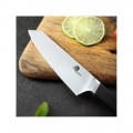 Dellinger Kiritsuke CUBE ebenový kuchařský nůž 13 cm - barva dřevo
