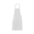 Giblor´s ANCONA kuchařská zástěra s laclem 100% bavlna bílá