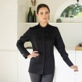 Giblor´s Denise kuchařský rondon dámský dlouhý rukáv - barva černá