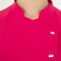Giblor´s Greta kuchařský rondon dámský krátký rukáv růžová Fuchsia