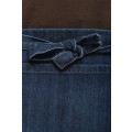 Kariban K886 džínová číšnická zástěra do pasu s kapsou 100% bavlna - barva modrý denim
