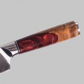 MARMITON Keiko japonský damaškový nůž 21cm červená pryskyřice/Pakkawood VG10