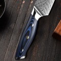 MARMITON Chikako japonský damaškový nůž 20cm modrá rukojeť G10