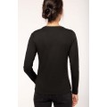 Kariban K383 dámské tričko dlouhý rukáv černá