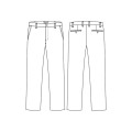 Kentaur 26960 pánské číšnické kalhoty 4-way-stretch černé