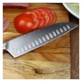 Dellinger Santoku CLASSIC kuchařský nůž santalové dřevo 18 cm - barva dřevo
