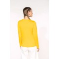 Kariban K383 dámské tričko dlouhý rukáv žlutá