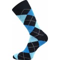 Lonka Wearel bavlněné ponožky kostky 3 páry pánské barevné