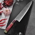 MARMITON Etsu japonský damaškový nůž 24cm rukojeť Sandalwood octagon