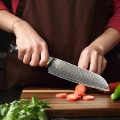 MARMITON Natsumi Santoku japonský damaškový nůž 18cm rukojeť skelné vlákno VG10