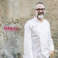 Giblor´s Massimo Bottura kuchařský rondon dlouhý rukáv  - barva bílá