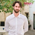 Giblor´s Peter pánská košile dlouhý rukáv Slim Fit - barva černá