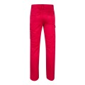 Velilla 103002S pracovní kalhoty kapsáče strečové pánské dámské červené