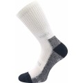 Voxx Bomber zdravotní zimní ponožky teplé pánské i dámské bílé