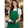 Číšnická zástěra s laclem a kapsou Kariban 100% bavlna - barva smaragd