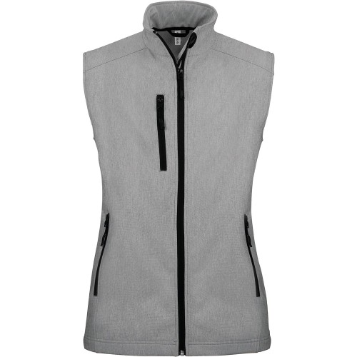 Kariban Dámská softshellová vesta Marl Grey