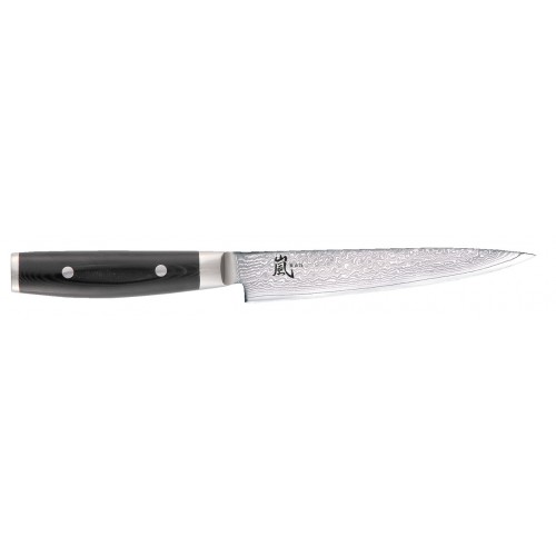 Yaxell Ran japonský plátkovací nůž 18cm - barva černá