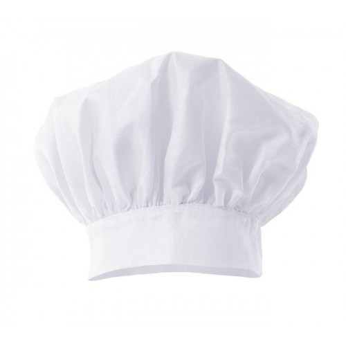 Velilla 404001 kuchařská čepice vysoká pánská i dámská bílá