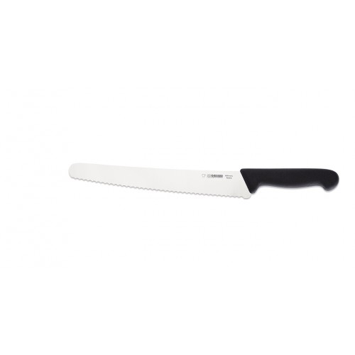Kuchařský nůž vroubkovaný Giesser Messer 25cm univerzální - barva černá