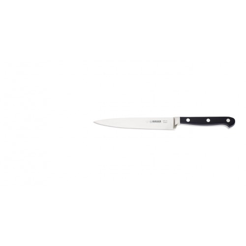 Kuchařský nůž kovaný Giesser Messer 15cm plátkovací - barva černá