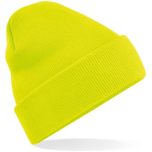Beechfield B45 Pletená čepice „Original“ žlutá Fluorescent Yellow