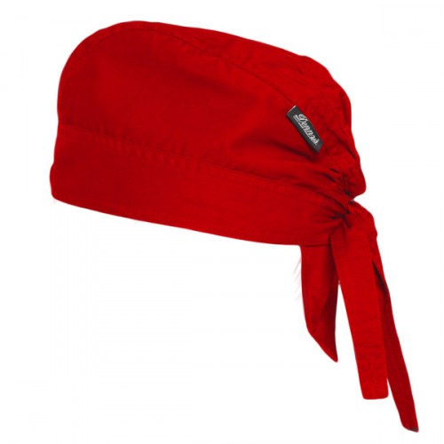 Kuchařská čepice Denny´s Bandana 100% bavlna pánská i dámská červená