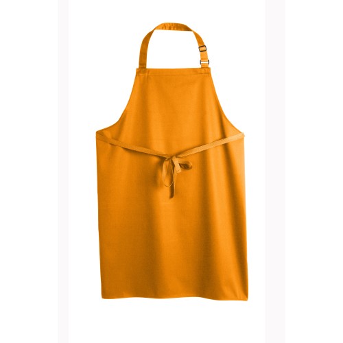 Denny´s DP200 kuchařská zástěra s laclem oranžová