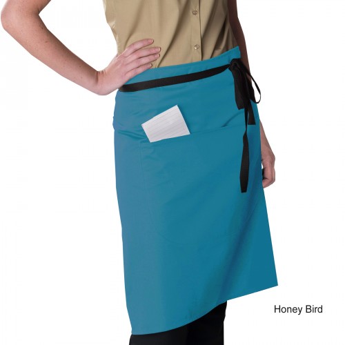 Denny´s DP52 číšnická zástěra s kapsou do pasu - barva modrá honeybird