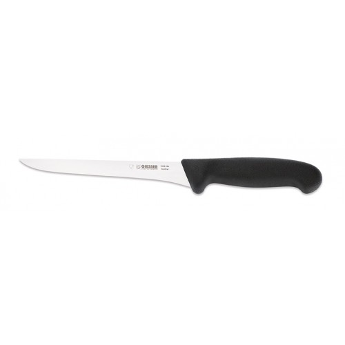Giesser Messer kuchařský nůž filetovací na ryby 18 cm černá