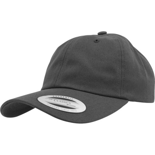 Flexfit 6245CM 6 panelová bavlněná keprová kšiltovka Dark Grey