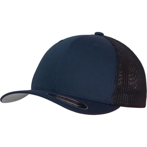 Flexfit 6511 Síťovaná kšiltovka Flexfit Trucker Multicam Navy
