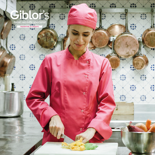 Giblor´s Gloria kuchařský rondon dámský - barva růžová